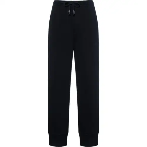 LOEWE Casual Pants Men's Black Moderate Cuffed Pants