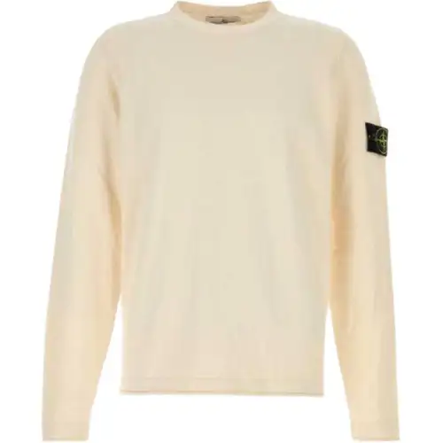 Stone Island Logo Patch Crewneck Sweatshirt