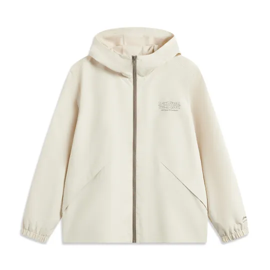 Li Ning Sports Life Collection Trench Coat Unisex Dune Khaki