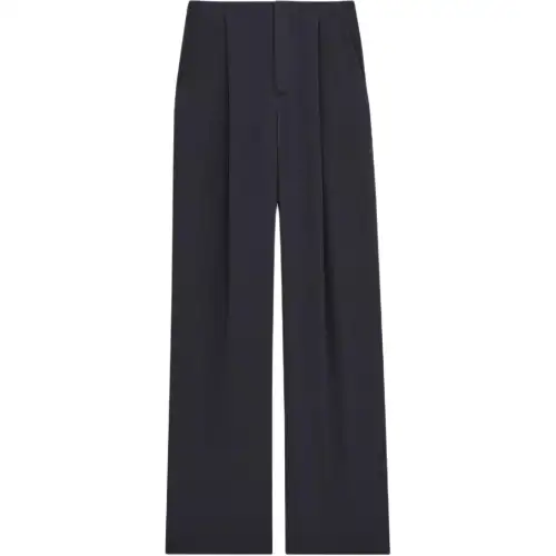 SAINT LAURENT 90'S High Waist Straight Leg Pants