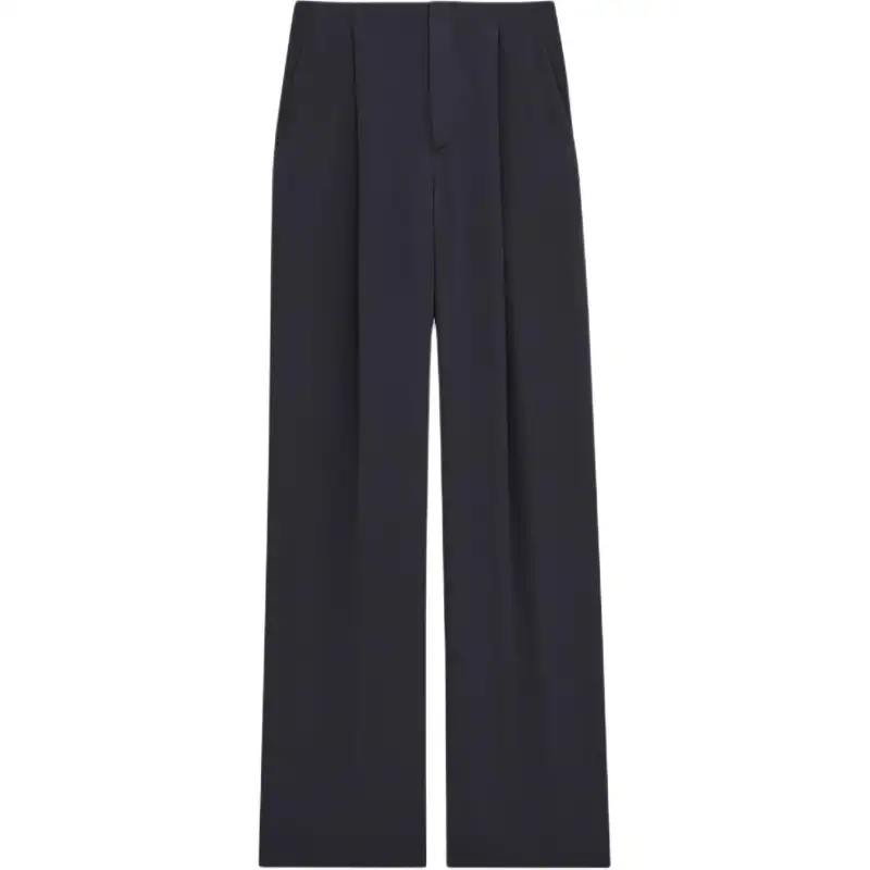 SAINT LAURENT 90'S High Waist Straight Leg Pants