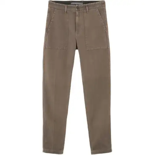 STONE ISLAND Mid-Rise Tapered Trousers