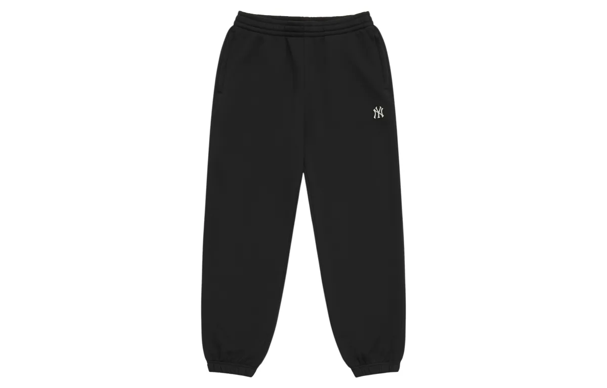 MLB New York Yankees Basic Collection 24FW Knitted Sweatpants Unisex Black