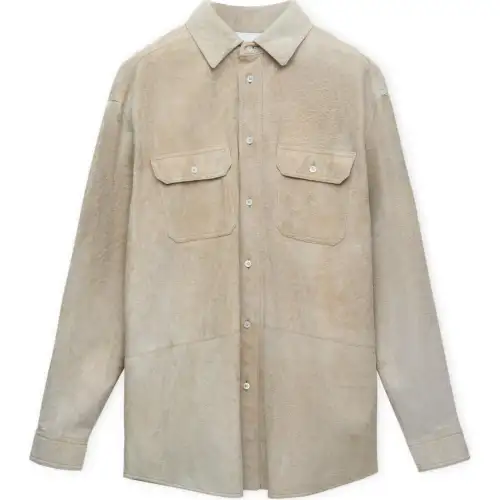 LOEWE Long Sleeved Curved Hem Overshirt