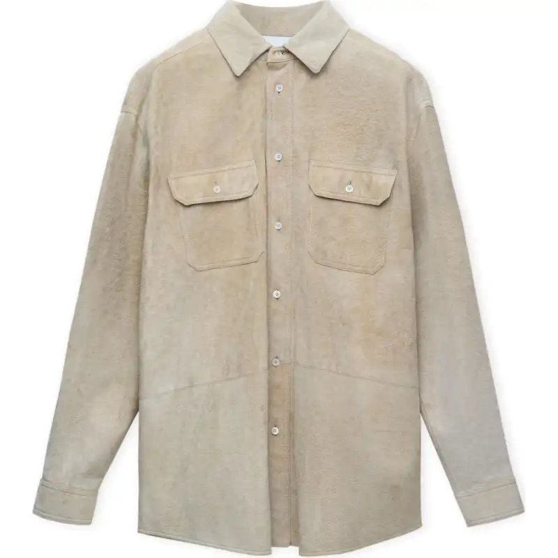 LOEWE Long Sleeved Curved Hem Overshirt