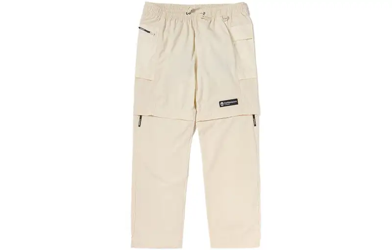 Timberland Casual Pants Unisex Undyed Moderate Cargo Pants