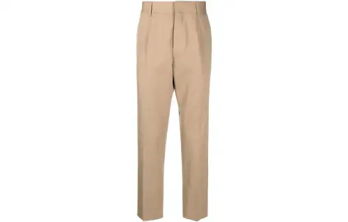 PRADA Casual Pants Men's Khaki Moderate Straight Fit Pants