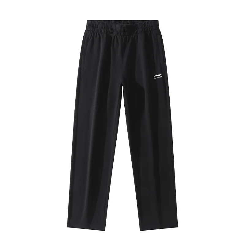 Li Ning Sports Fashion Collection Knitted Sweatpants Men's Black