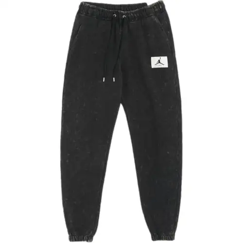 Jordan Casual Pants Men's Black Moderate Cuffed Pants