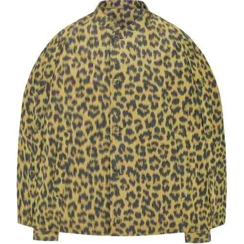 DIOR Homme Leopard Printed Button Up Jacket