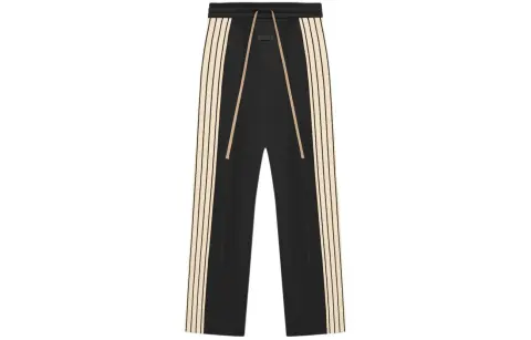Fear Of God SS24 Eighth Season Collection Sport Nylon Stripe Relaxed Sweatpants Casual Pants Unisex Black