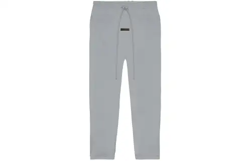 Fear of God Essentials Drop2 SS23 LS Relaxed Trouser Sycamore Solid Color Drawstring American Heavy Casual Pants Men's Haze Blue