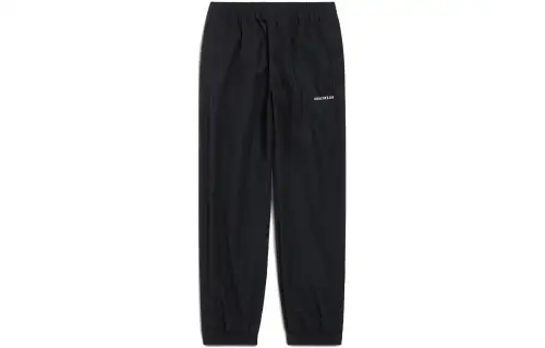 Balenciaga Casual Pants Regular Fit Unisex Black