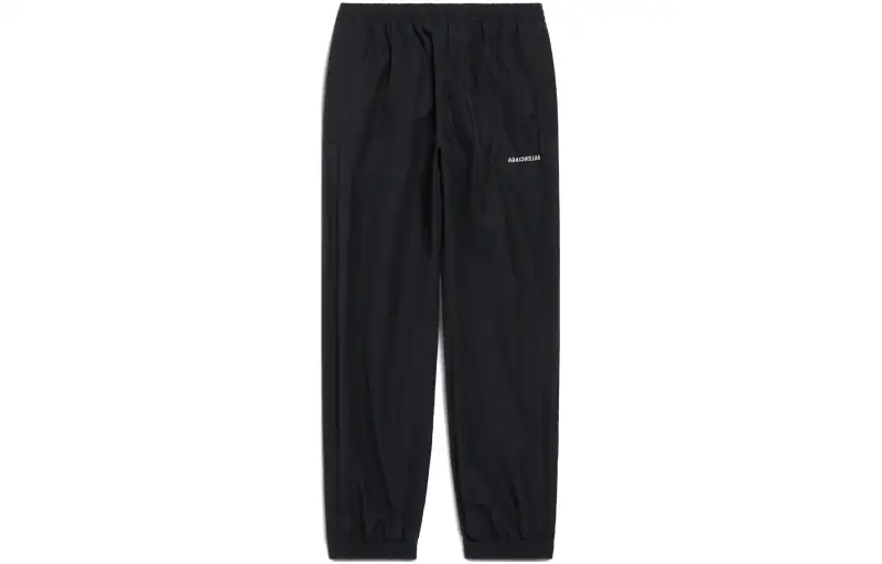 Balenciaga Casual Pants Regular Fit Unisex Black