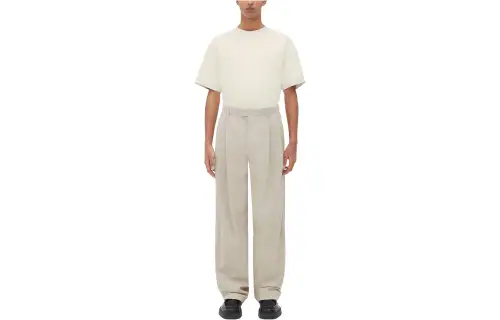 Bottega Veneta SS23 Casual Pants Men's Ecru