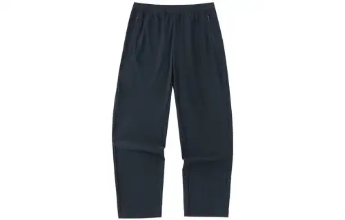 ANTA Casual Pants Men's Night Sea Black Moderate Straight Fit Pants