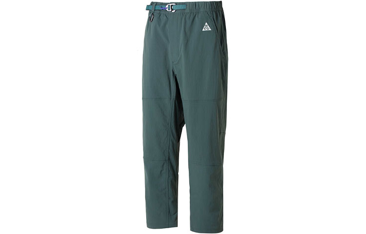 Nike Solid color travel green trousers to go out for gym for training