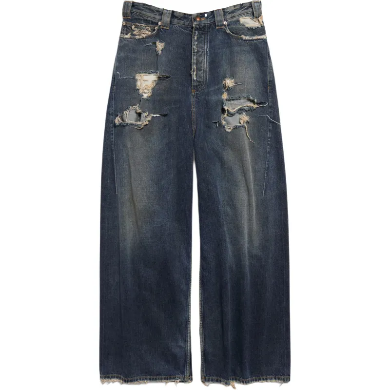 Balenciaga Distressed Baggy Jeans