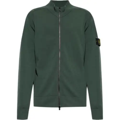 STONE ISLAND Compass badge Knit Cardigan
