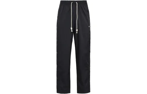 Nike Casual Pants Men's Black Moderate Straight Fit Pants