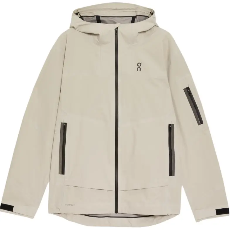 On Trek Jackets Men's Sand Hooded Moderate Straight Fit