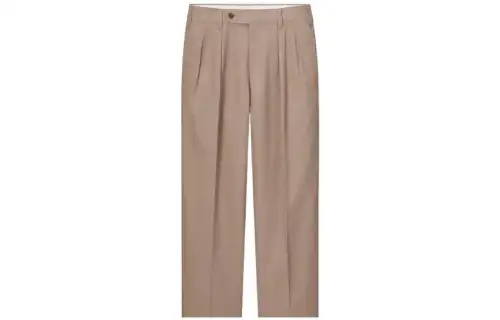 UNIQLO U Collection SS23 Casual Pants Men's Dark Beige
