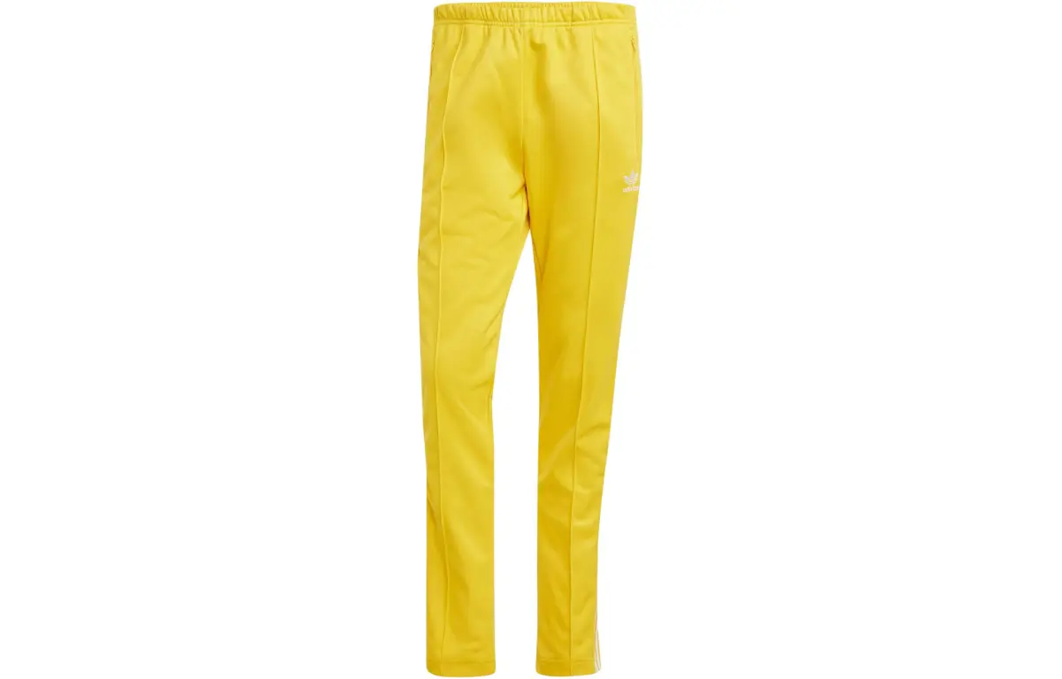 Adidas Originals Adicolor Beckenbauer Track Pants Knitted Sweatpants Men's Sunlight Yellow