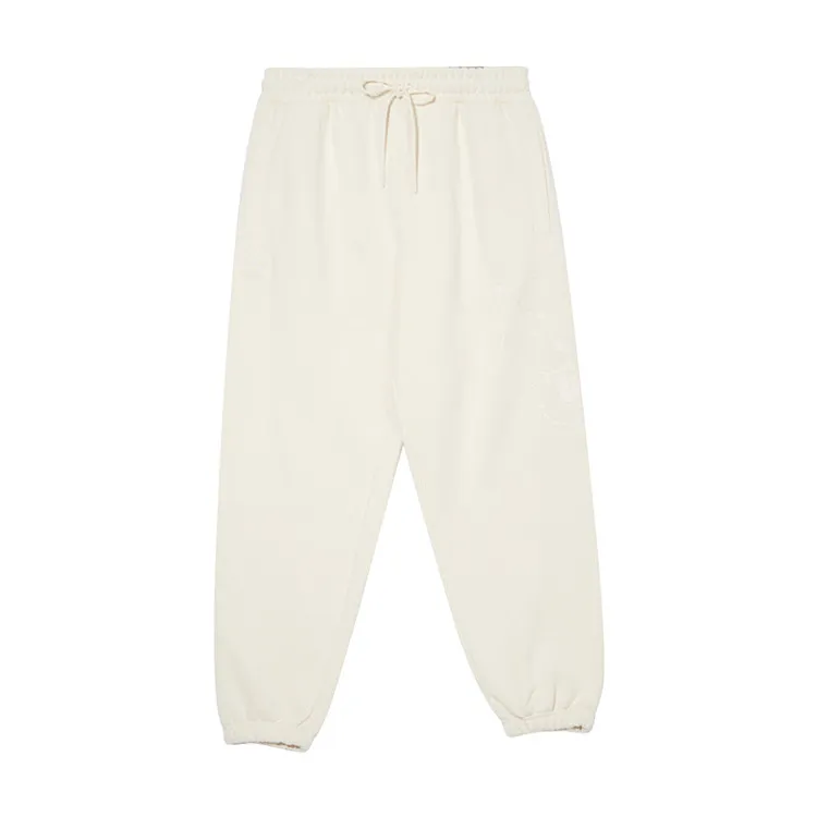 PUMA Sports Life Collection Knitted Sweatpants Unisex Ivory White