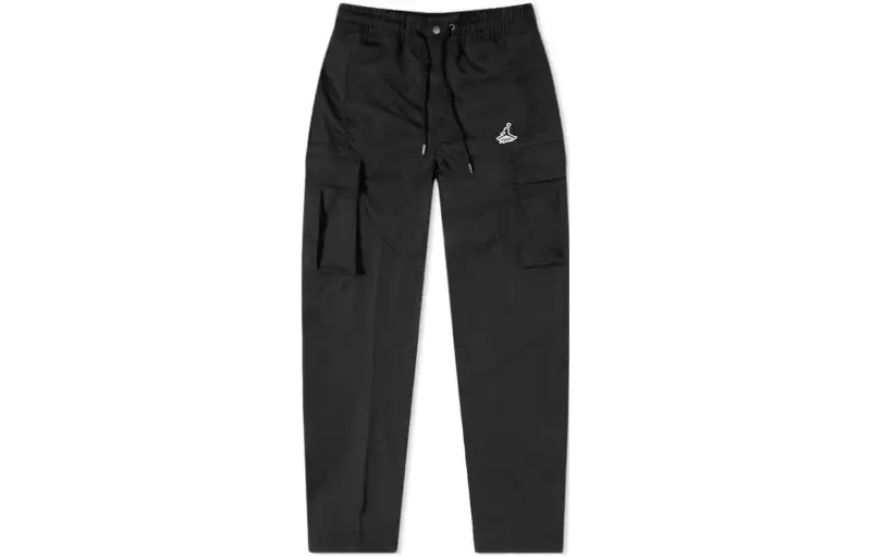 Jordan Casual Pants Men's Black Moderate Straight Fit Pants
