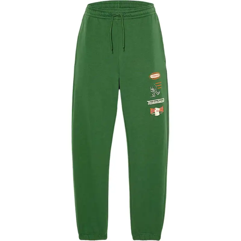 Timberland FW24 Knitted Sweatpants Unisex Black Forest Green