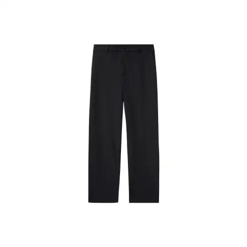 FILA Casual Pants Men's Black Moderate Straight Fit Pants
