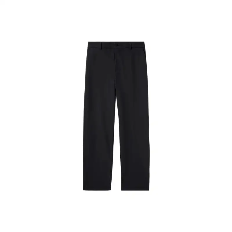 FILA Casual Pants Men's Black Moderate Straight Fit Pants