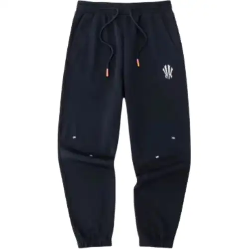 Anta Irving Basketball Series Kyrie Irving Series Comfortable and Casual Printed Knitted Sweatpants, Same Style for Men and Women, Basic Black