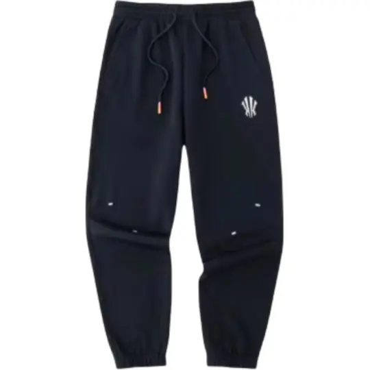 Anta Irving Basketball Collection Knitted Sweatpants Unisex Basic Black