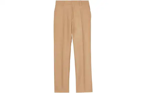 Burberry Suit Pants Men's Khaki Moderate