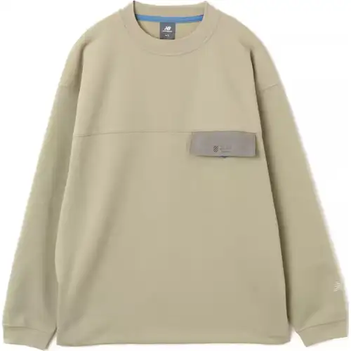 New Balance LIGHT SWEAT PULL Over Sweatshirt Unisex Green