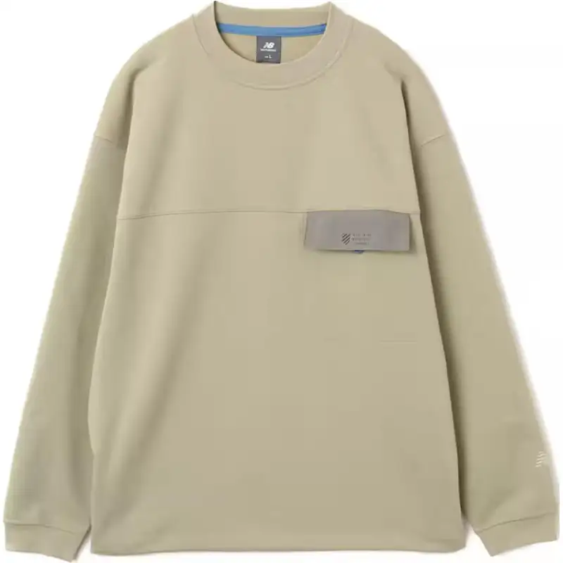 New Balance LIGHT SWEAT PULL Over Sweatshirt Unisex Green