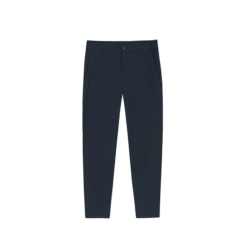 Anta Knitted Sweatpants Men's Night Sea Black