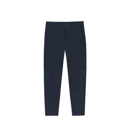 Anta Knitted Sweatpants Men's Night Sea Black
