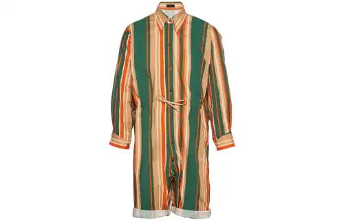 PRADA Jumpsuits Men's Multicolor Lapel Moderate