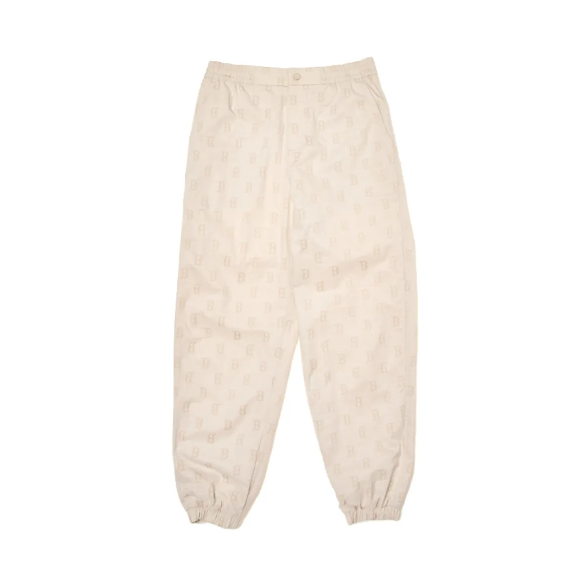 MLB Boston Red Sox Classic Monogram Knitted Sweatpants Unisex Cream