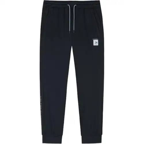 Anta Variety Training Collection Knitted Sweatpants Men's Basic Black