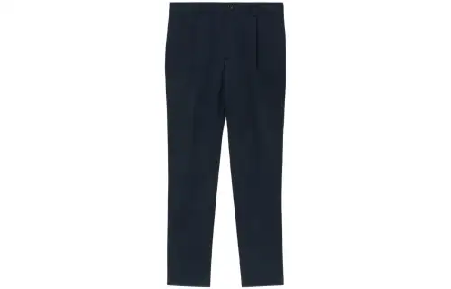 Burberry straight-leg cotton tailored trousers