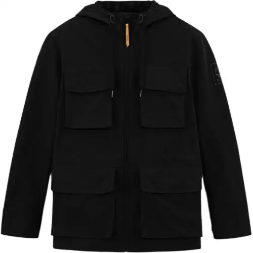 Timberland Jackets Men's Black Hooded Moderate Workwear