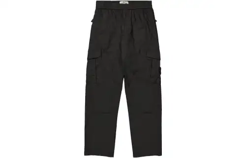 STONE ISLAND Logo Patch Cargo Trousers