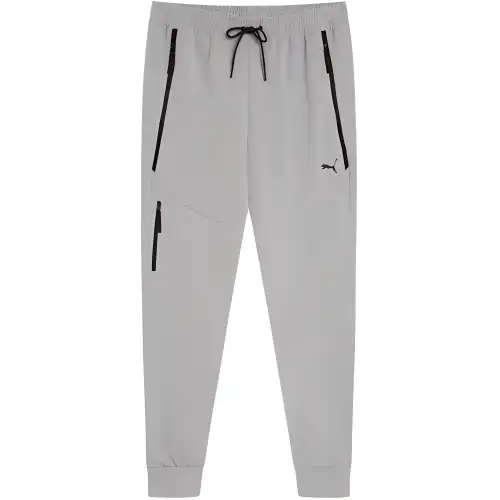 PUMA TECH Knitted Sweatpants Men's Concrete Gray