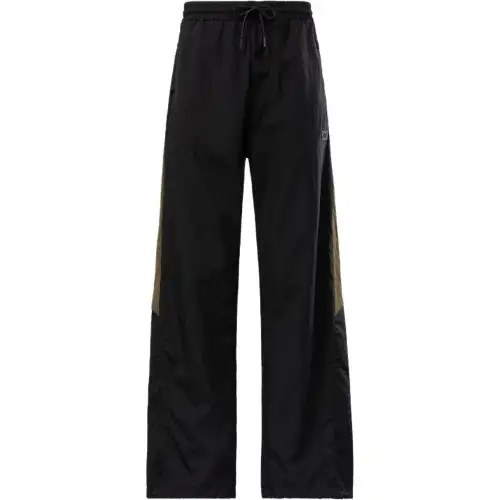 Reebok Colourblock Vector Track Casual Pants Unisex Black/Khaki Green