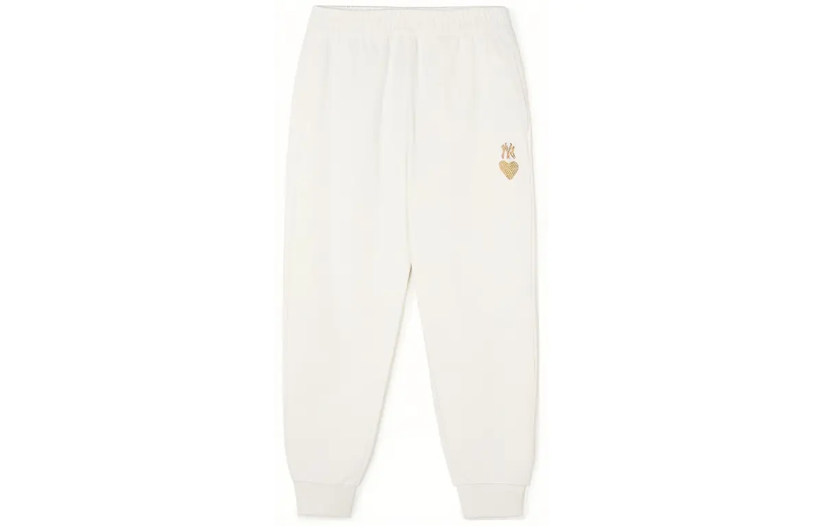 MLB SS24 New York Yankees Knitted Sweatpants Unisex Cream