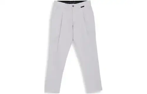 PUMA Casual Pants Men's Gray Moderate Straight Fit Pants