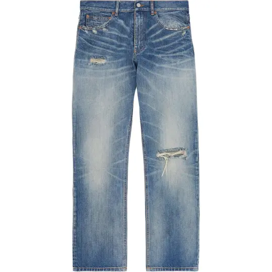 MM6 Maison Margiela Distressed 5 Pocket Jeans